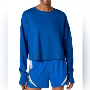 Sweaty Betty After Class Crop Sweatshirt Size Small